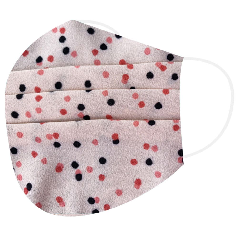 Blush - Printed Fabric Mask - Pink