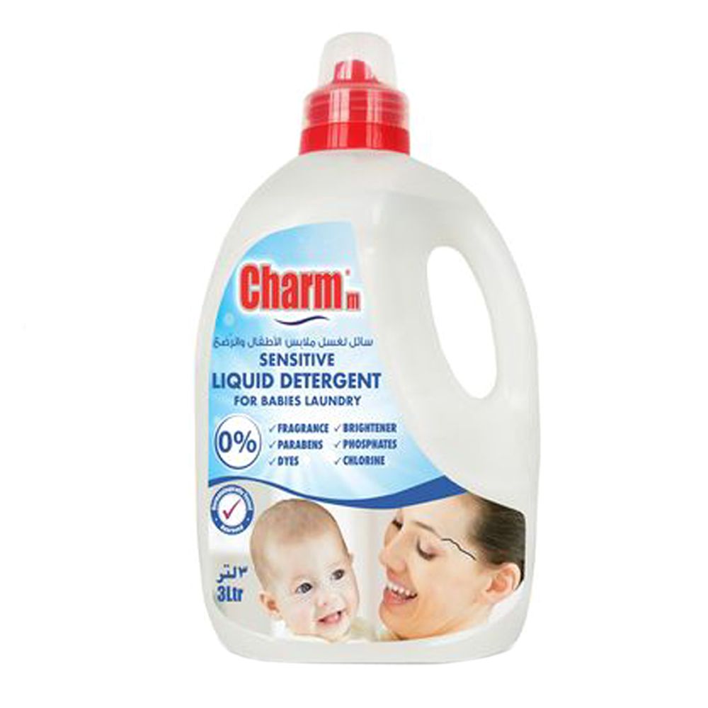 Charmm - Sensitive Laundry Liquid For Babies Laundry 3L