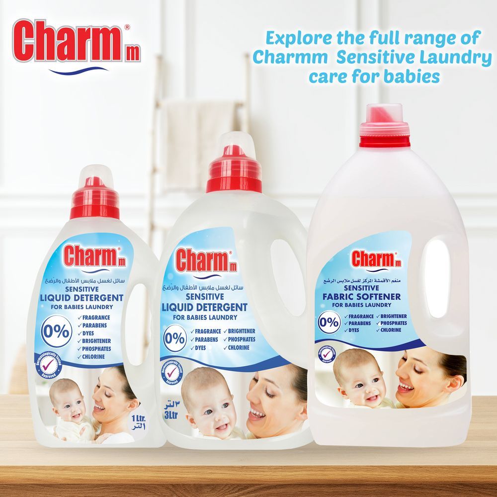 Charmm - Sensitive Laundry Liquid For Babies Laundry 3L