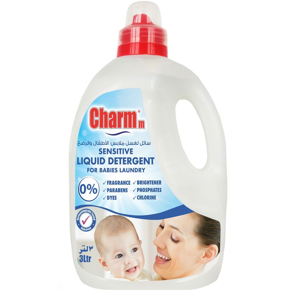 Charmm - Sensitive Laundry Liquid For Babies Laundry 3L