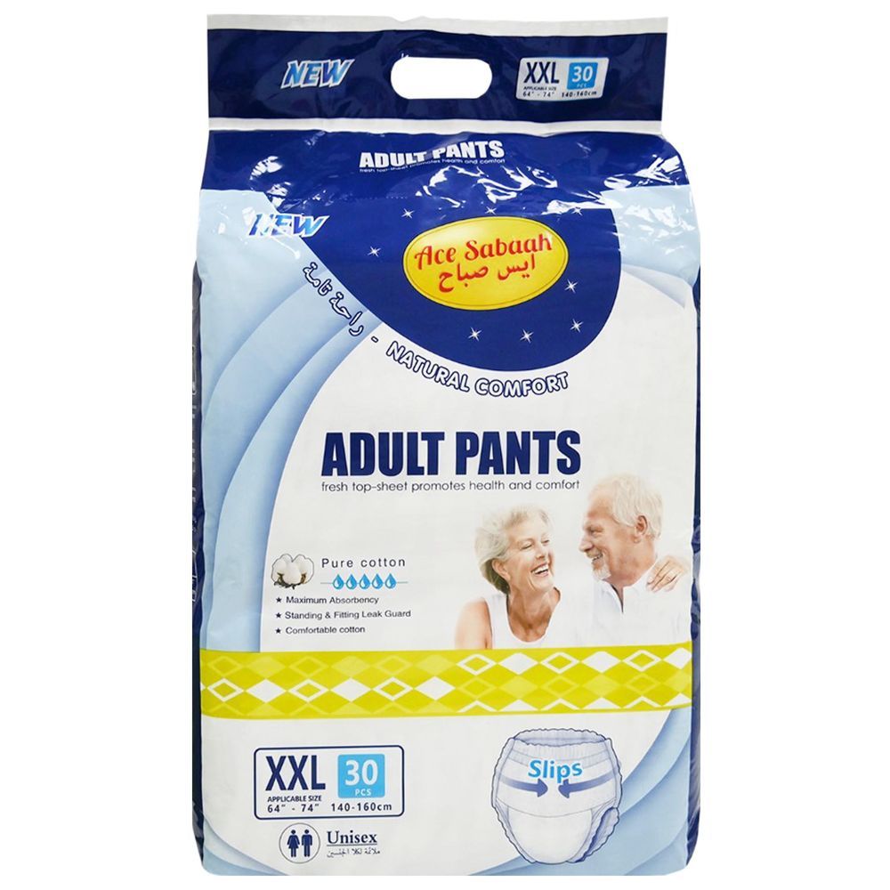 Ace Sabaah - Pure Cotton Adult Pants 140-160cm Size XXL 30pcs