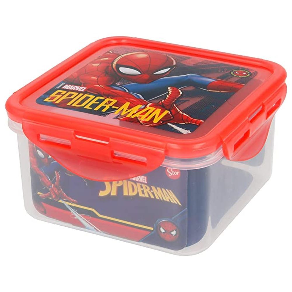 Spiderman - Disney Square Hermetic Graffiti Food Container 730ml