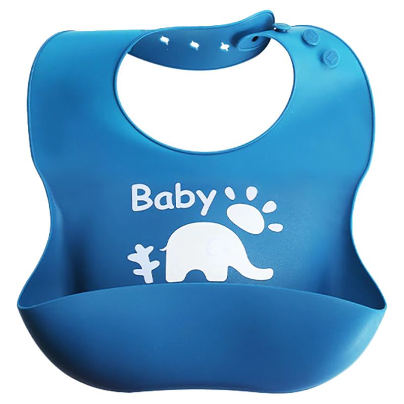 Highland - Blue Silicone Baby Bib Feeding Supplies