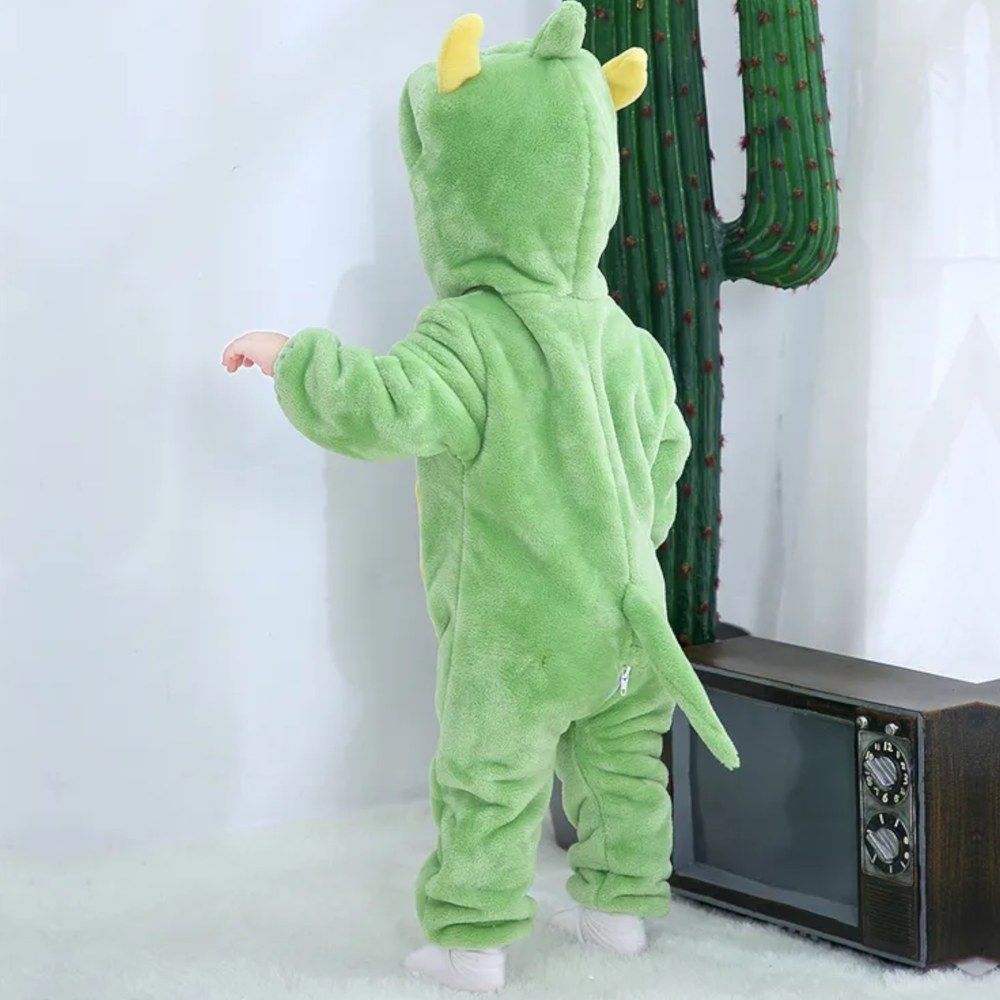 Highland - Kids Dinosaur Romper Animal Costume - Green