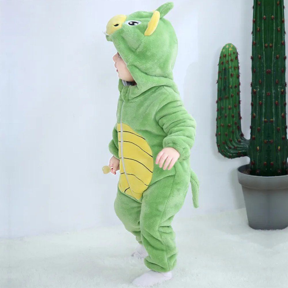 Highland - Kids Dinosaur Romper Animal Costume - Green