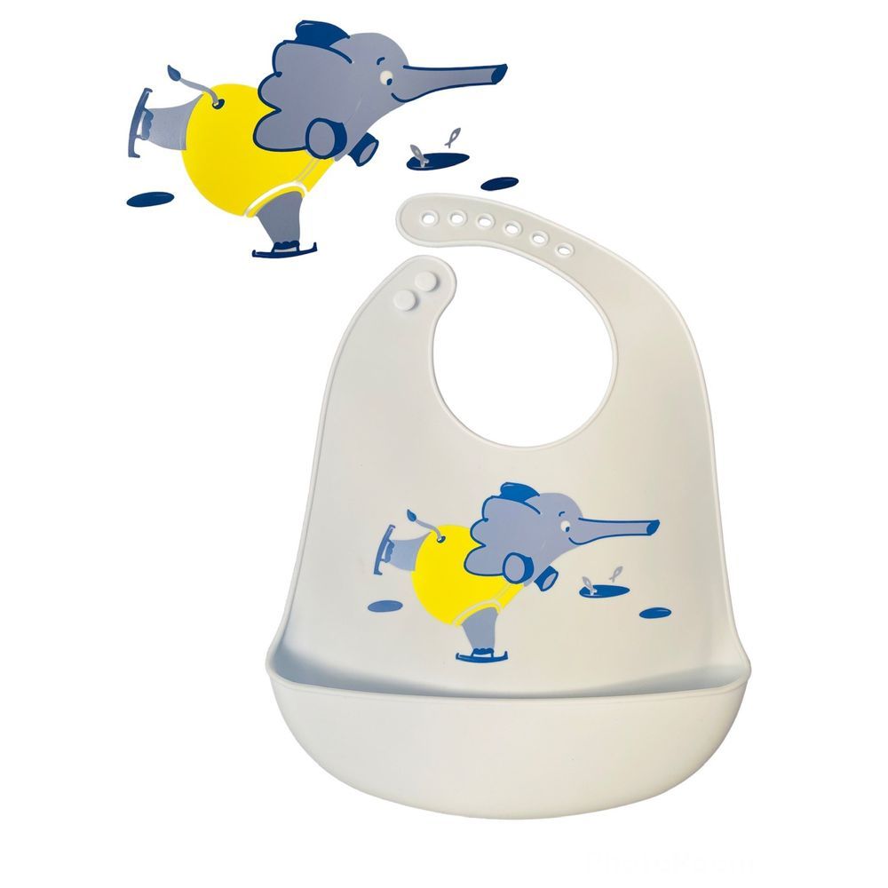 Highland - Silicone Baby Bib Feeding Supplies - Elephant