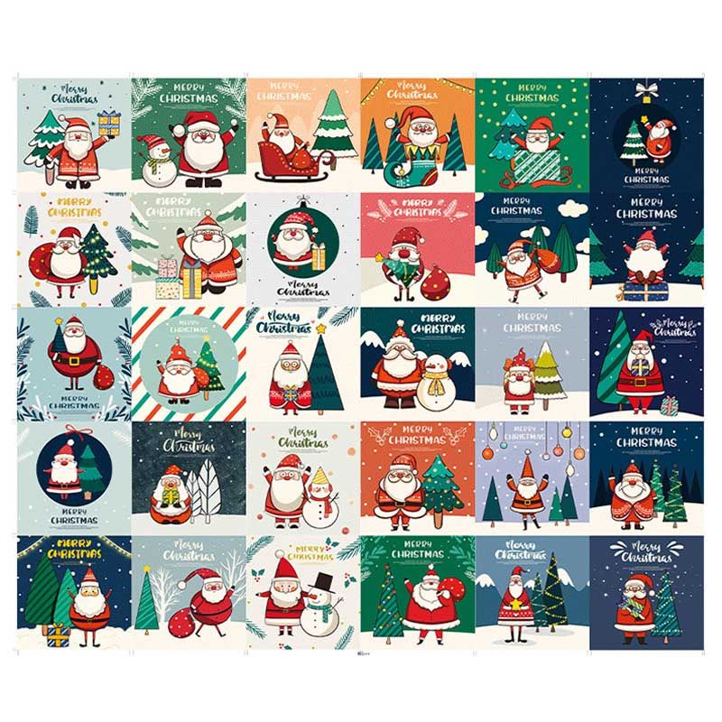 Highland - Christmas Greeting Post Cards - 30pc