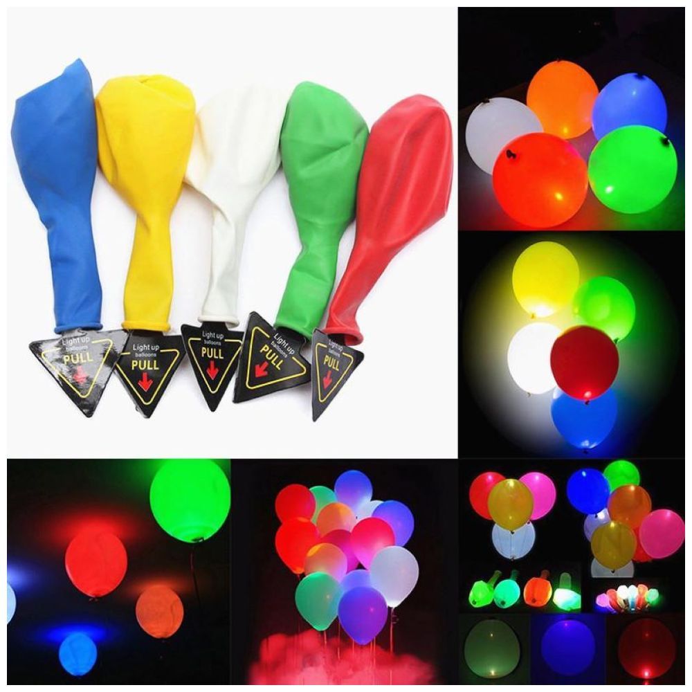 Highland - 25pcs Glow In The dark LED Balloons