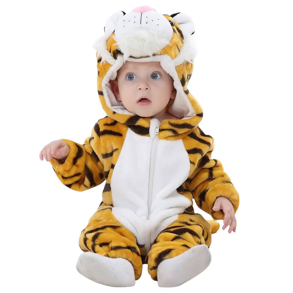 Highland - Kids Tiger Romper Animal Costume - Yellow & Black