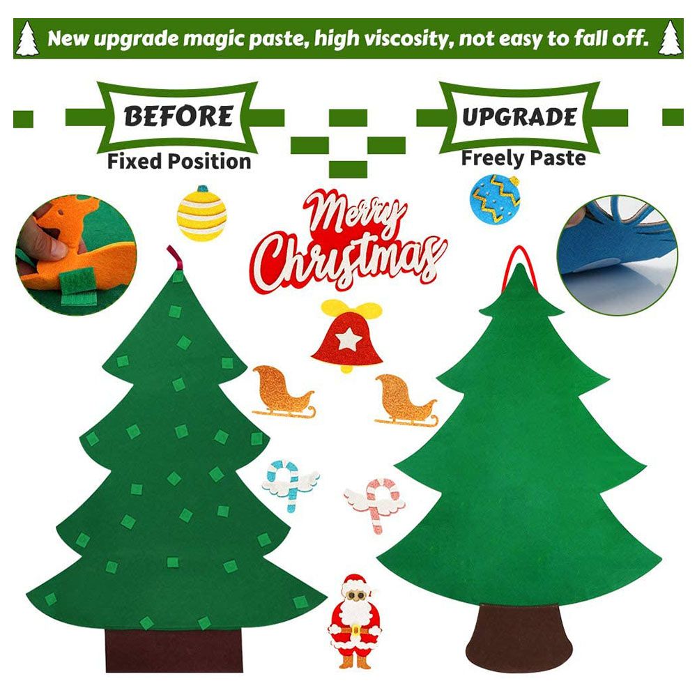 Highland - DIY Felt Christmas Tree W/ Ornaments & Gift Bag