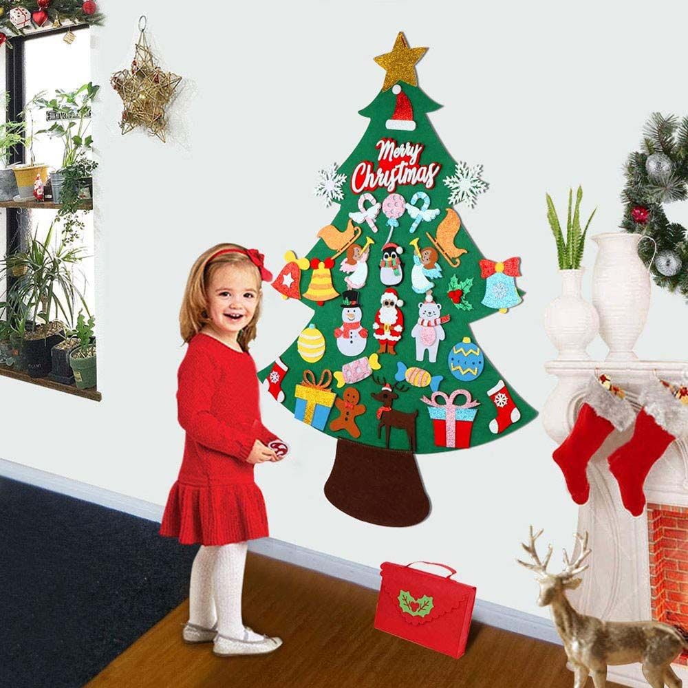 Highland - DIY Felt Christmas Tree W/ Ornaments & Gift Bag