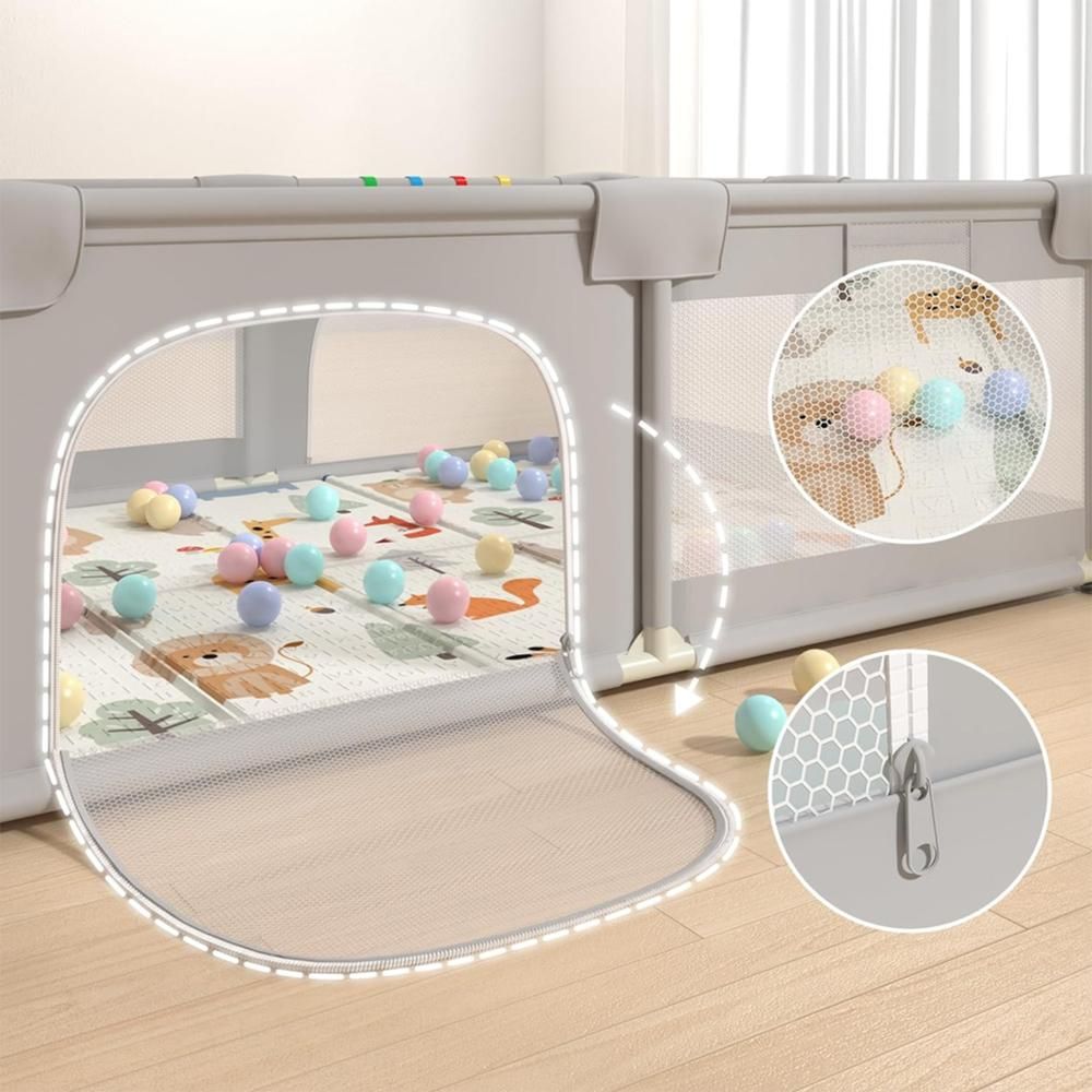 HOCC - Extra Large Baby Playpen With Ocean Balls - 50pcs