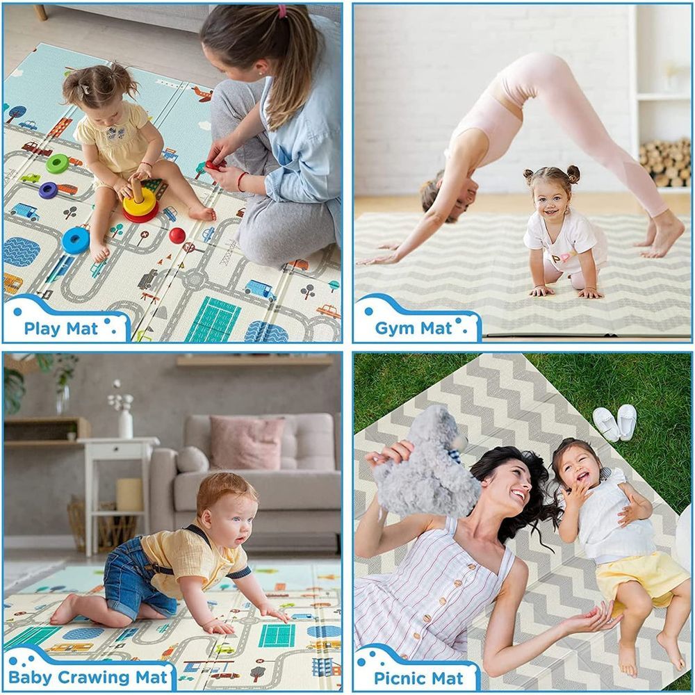 HOCC - Foldable Waterproof Playmat w/ Thicken Foam