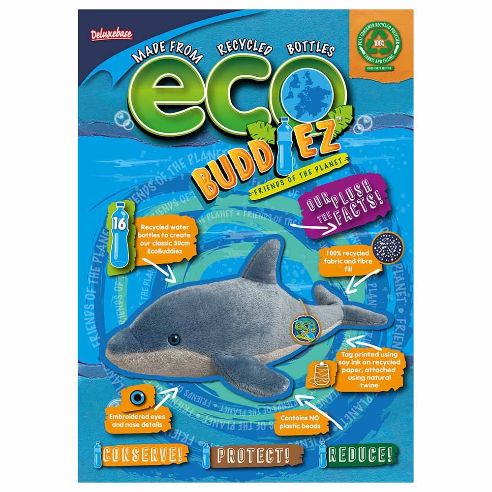 Deluxe Base - Eco Buddiez - Dolphin - Medium - Blue/White