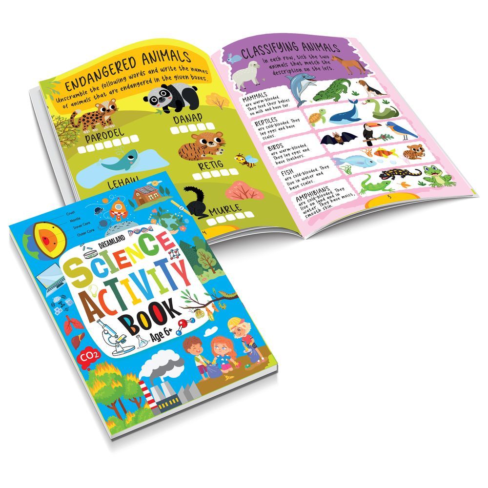 Science Activity Book - 6+