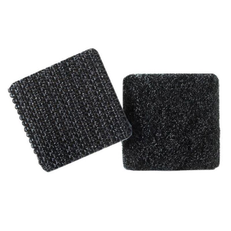 Velcro - Square 7/8" Black