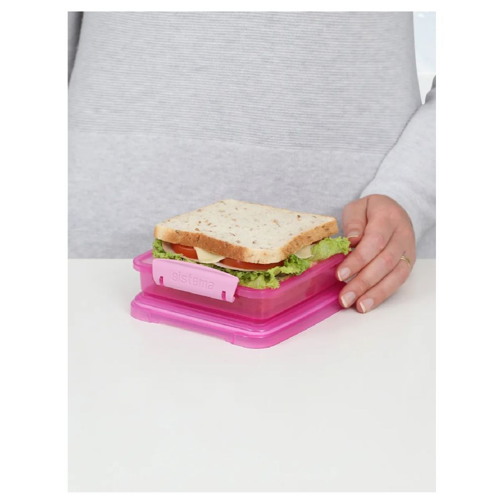 Sistema - Sandwich Box 450ml - Pink