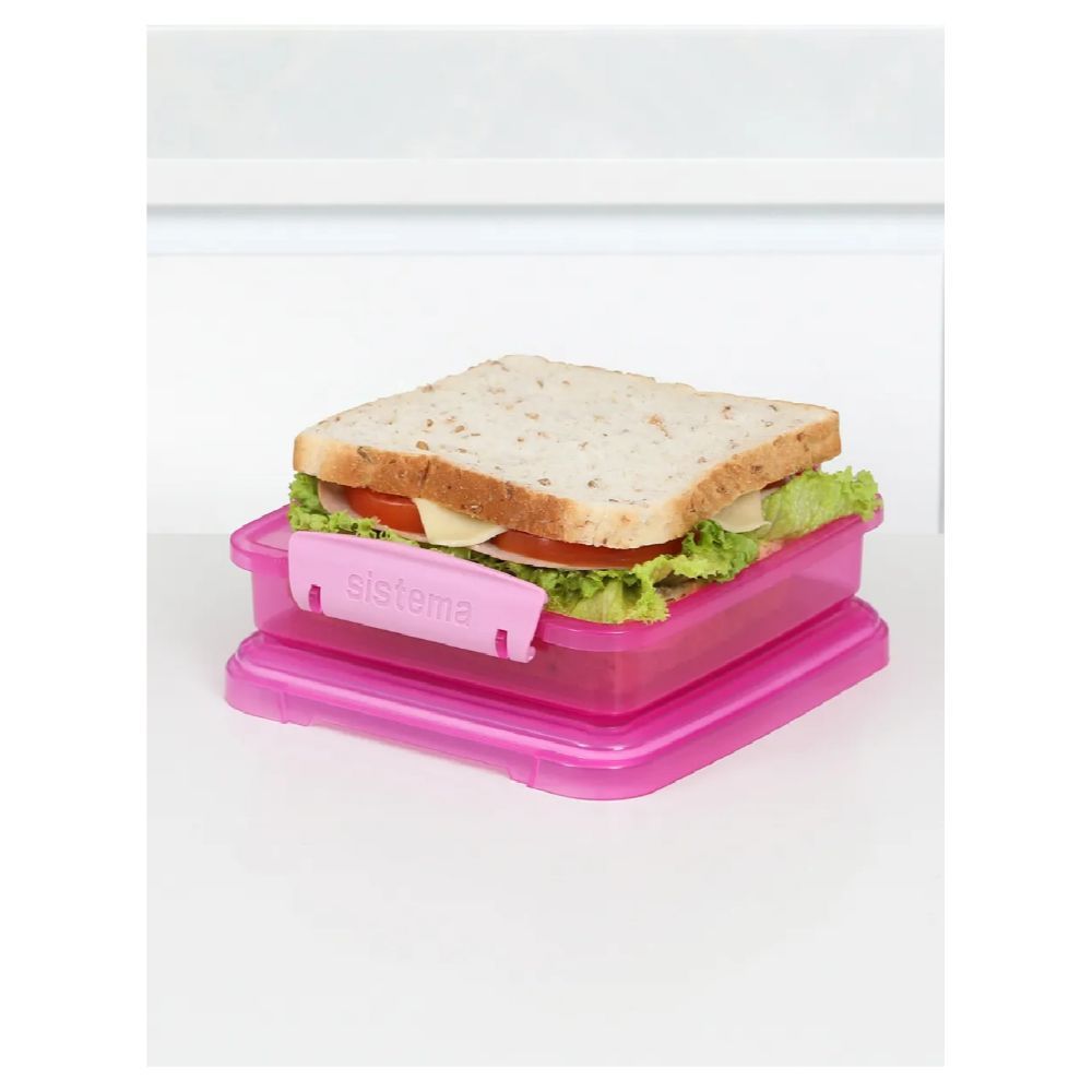 Sistema - Sandwich Box 450ml - Pink