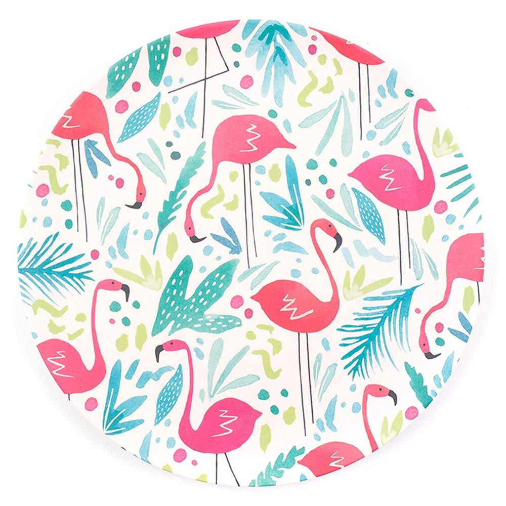 Cambridge - 4pk Bamboo Plates Flamingo