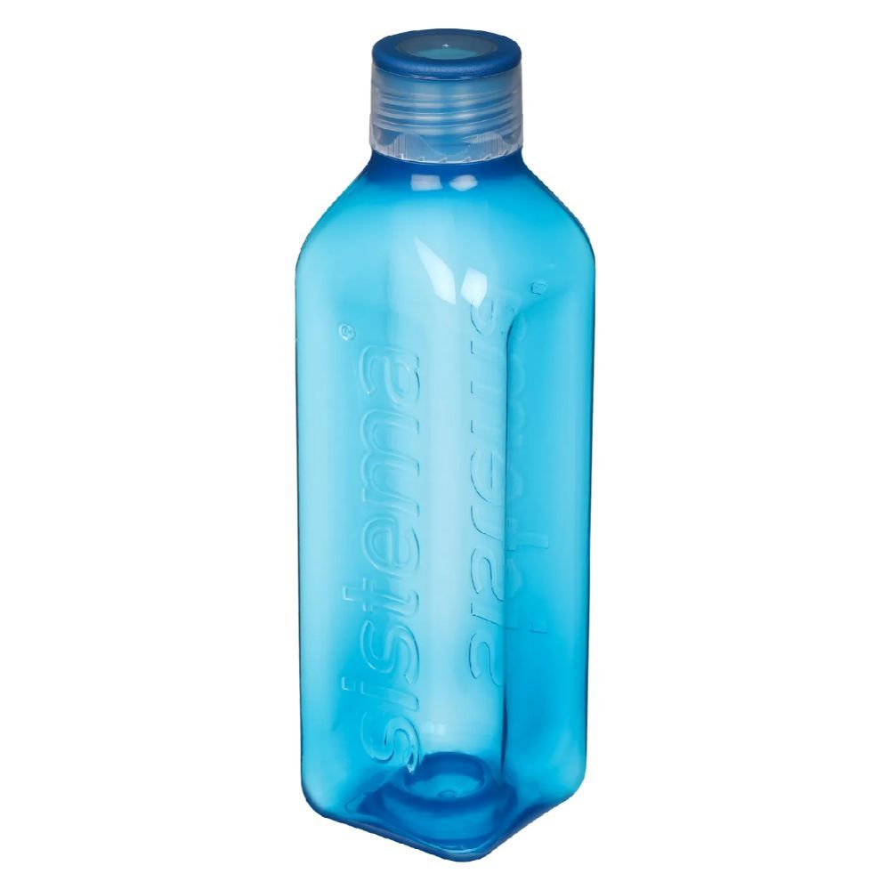 Sistema - Square Water Bottle - 1L - Blue