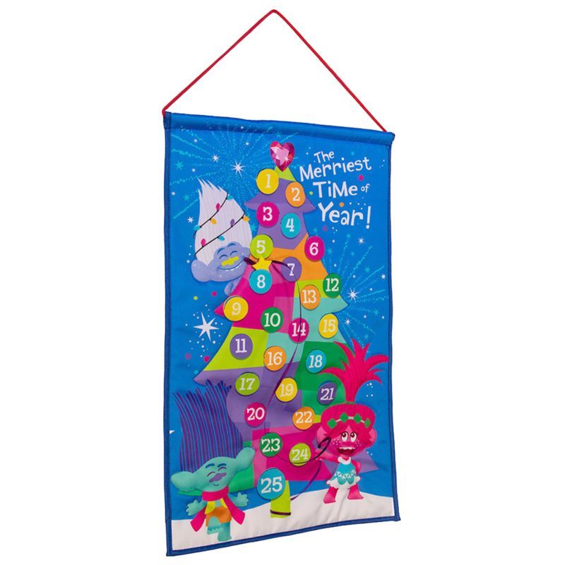 Homesmiths - Christmas 19 inch Fabric Trolls Advent Calendar