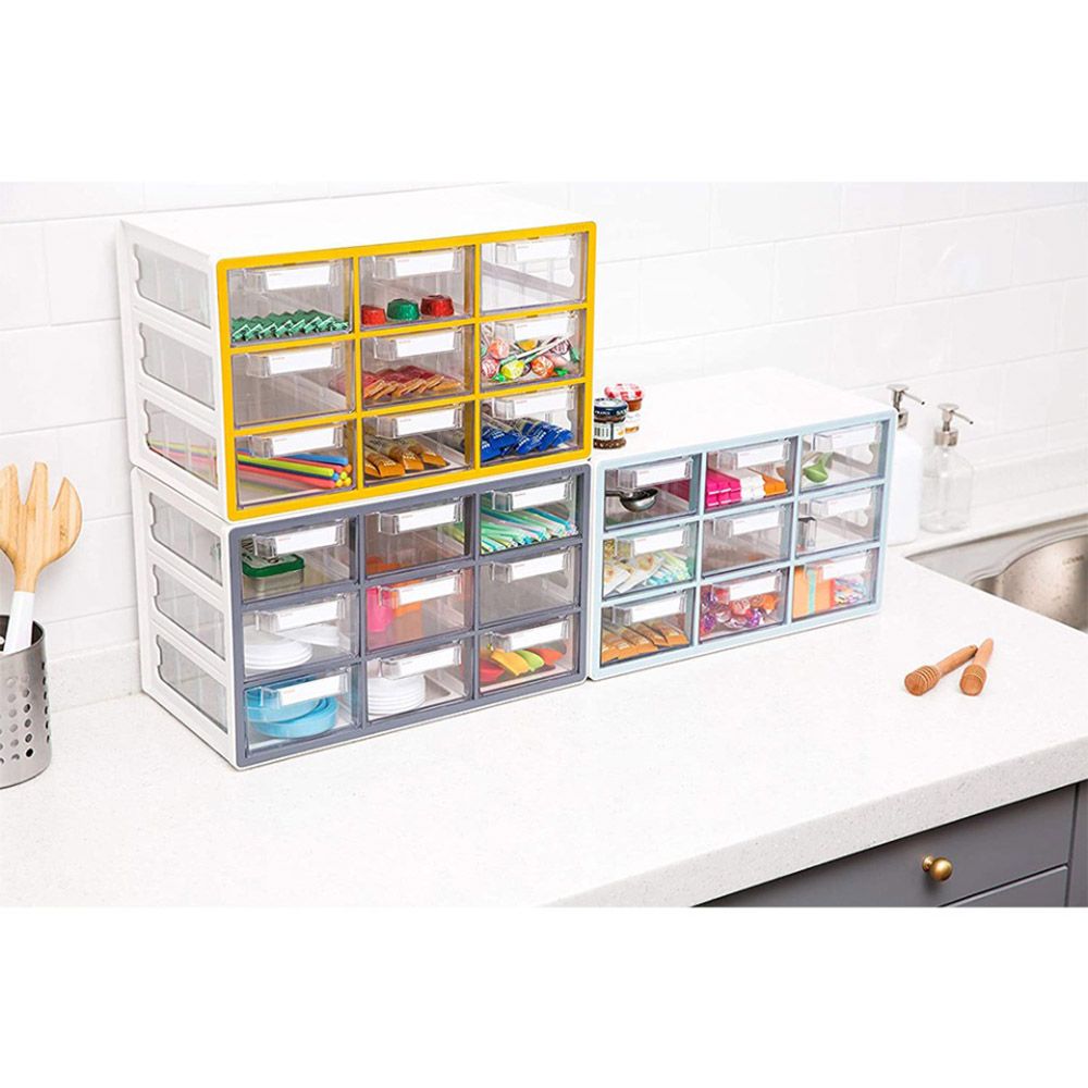 Litem - Up System Multi Box 9 Drawers Grey