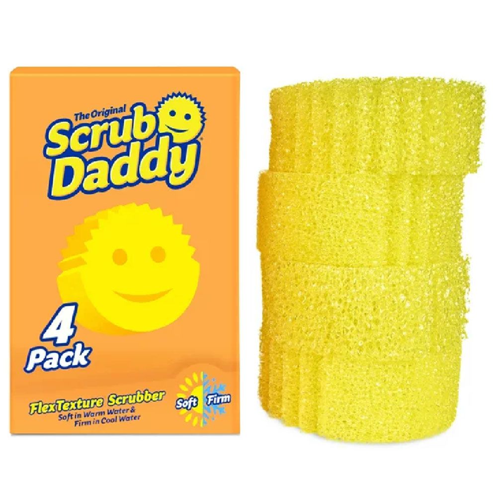 Scrub Daddy - Daddy Sponge & Scrubber - Pack of 4