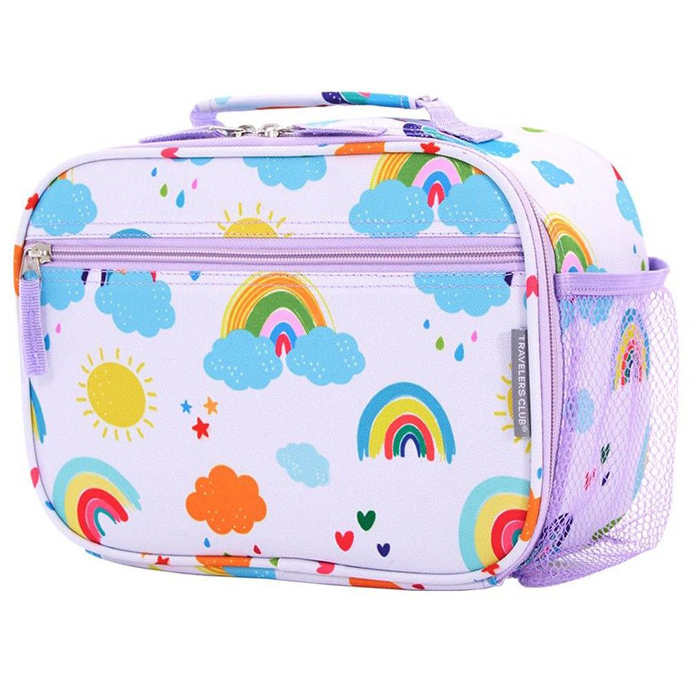 Travelers Club - 360 Degree Spin Luggage Set - Rainbow - 5pcs