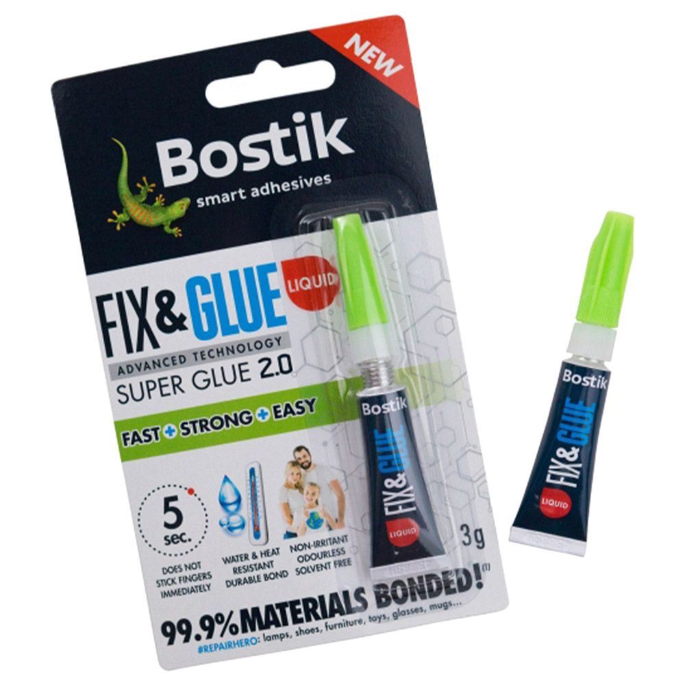 Bostik - Fix & Glue Liquid - 3G 