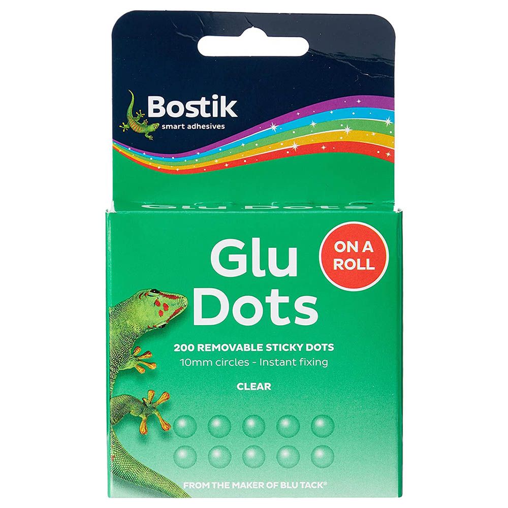 Bostik - Stick Glue Dots Removable - 200pc