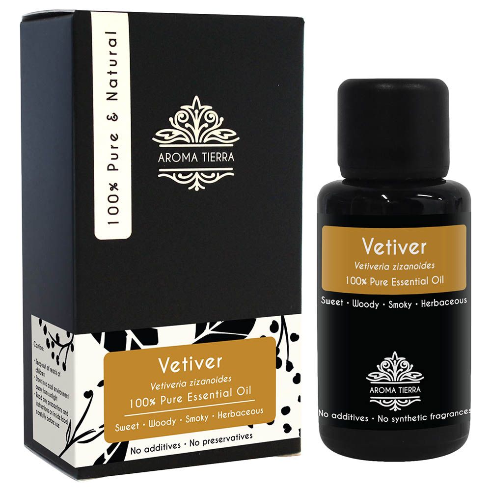 Aroma Tierra - Vetiver Essential Oil - 30ml