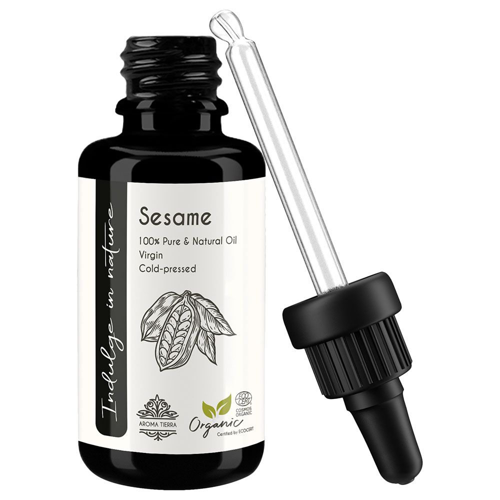 Aroma Tierra - Organic Sesame Oil (Cold Pressed) - 30ml