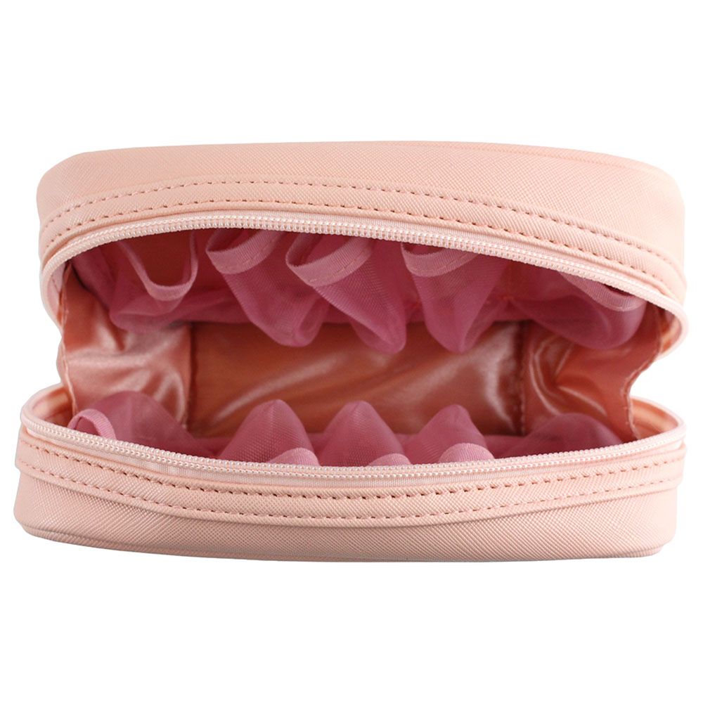 Aroma Tierra - Cosmetic And Essential Oil Bag - Pastel Pink