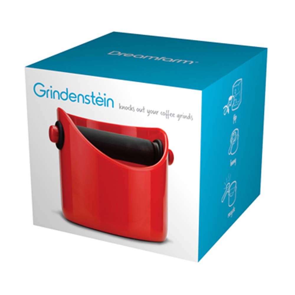 Dreamfarm - Grindenstein Coffee Grinds Knock Box - Red