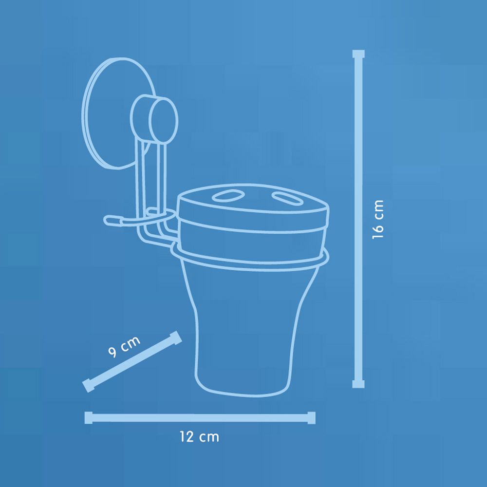 Everloc - Toothbrush Holder, Bathroom Organizering