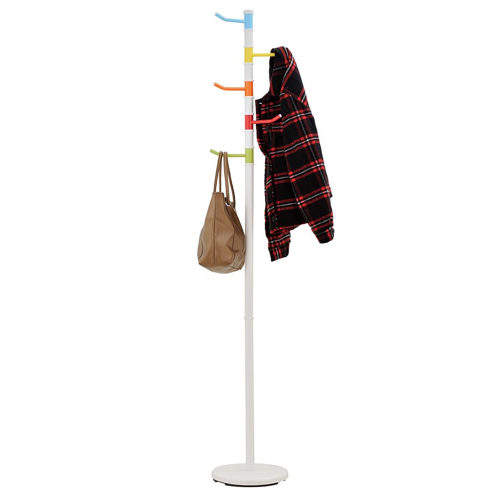 Zenments - Metal Clothes Hanging Stand - White