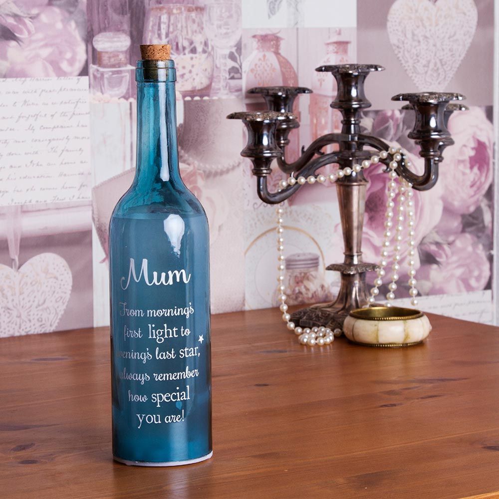 Other - Mum - Starlight Bottle - Glass - Blue