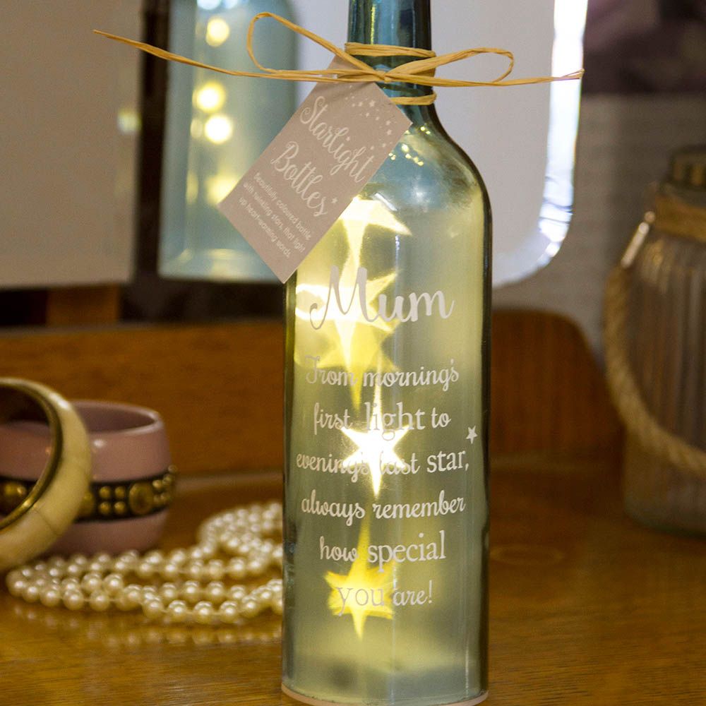 Other - Mum - Starlight Bottle - Glass - Blue