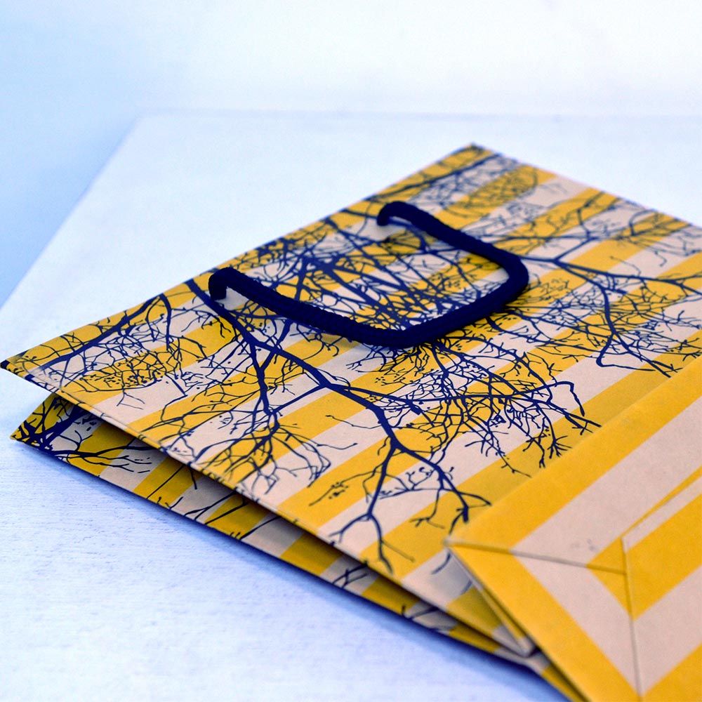 Paperwork - Excquisite Handmade Gift Bag - Branches Design