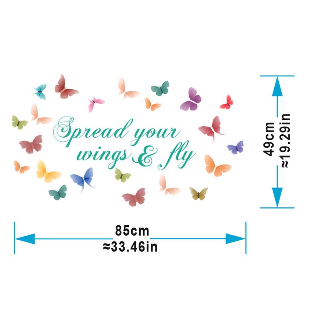 StickieArt - Spread Your Wings & Fly Butterflies Removable Stickers