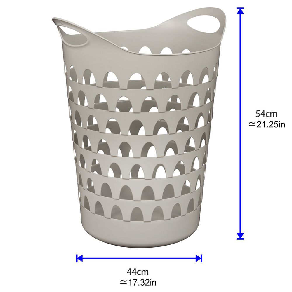 Strata - Tall Flexi Laundry Basket - Cool Grey