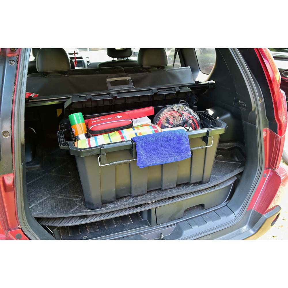 TACTIX - Heavy Duty Storage Box 85L - Black