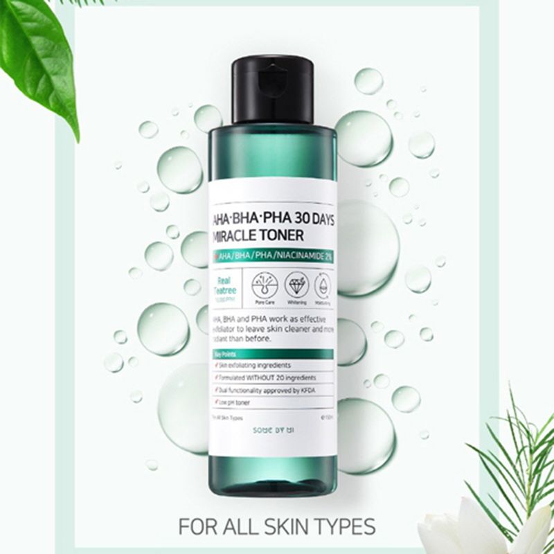 Some By Mi - 30 Days Miracle Toner Real Tea Tree AHA/BHA/PHA