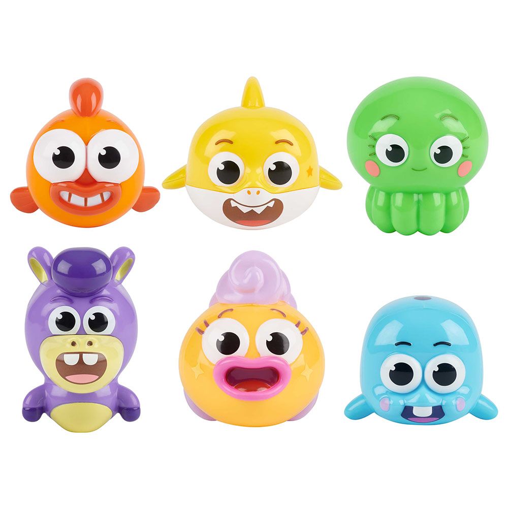 Pinkfong - Baby Shark - Big Snow Collectible Figures Pack of 6