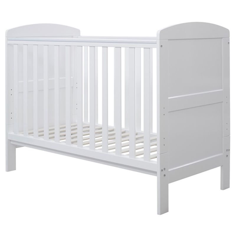 Ickle Bubba - Wooden Coleby Mini Cot Bed - White (Exclusive)