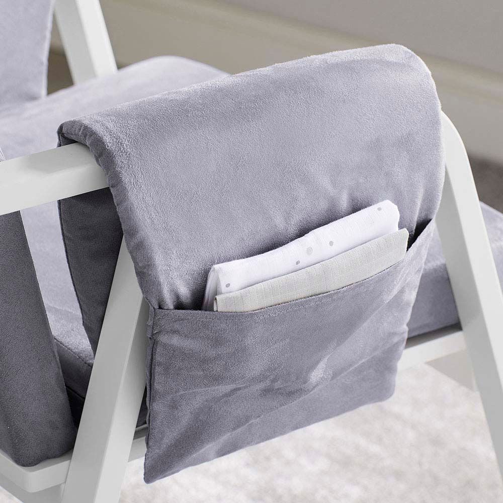 Ickle Bubba - Dursley Nursing Chair and Stool - Pearl Grey (Exclusive)