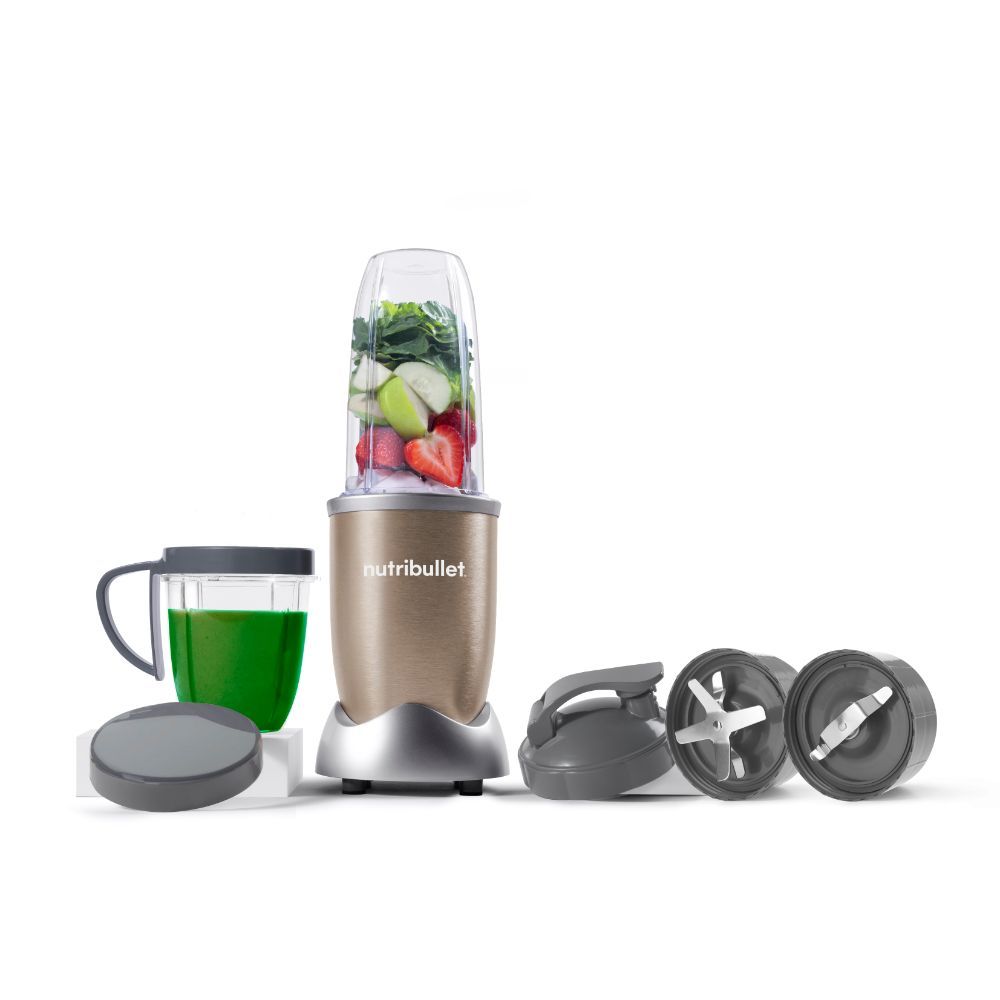 NutriBullet Pro - 7-Piece Accessories High-Speed Blender 900W Copper Gold