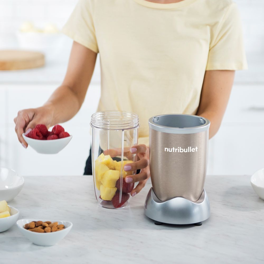 NutriBullet Pro - 7-Piece Accessories High-Speed Blender 900W Copper Gold