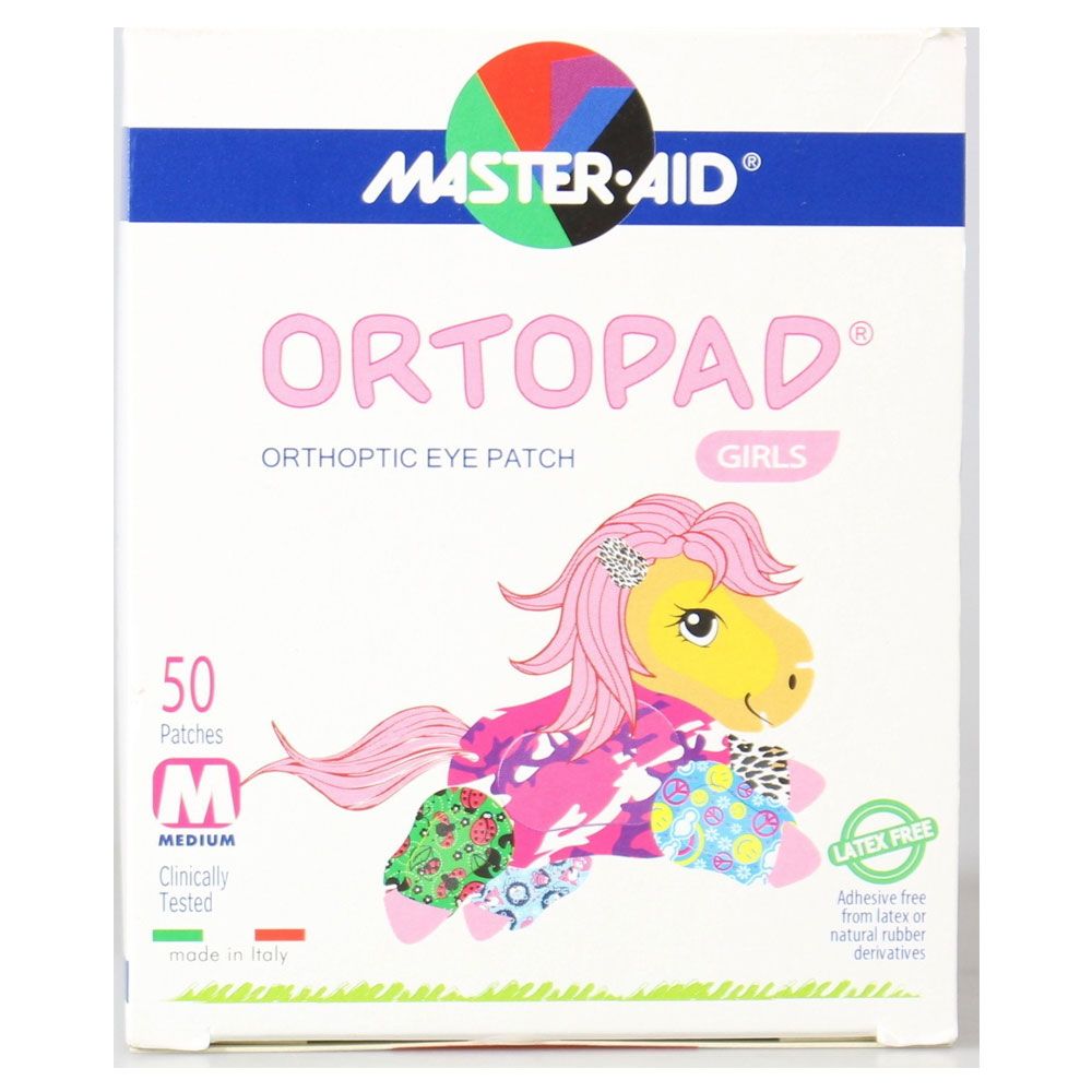 Ortopad - Orthopedic Eye Patch For Girls Medium 50pcs 