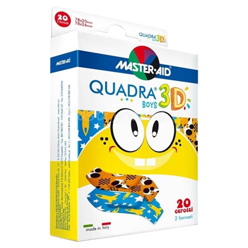 Ortopad - Quadra 3D Plasters For Boys 20's